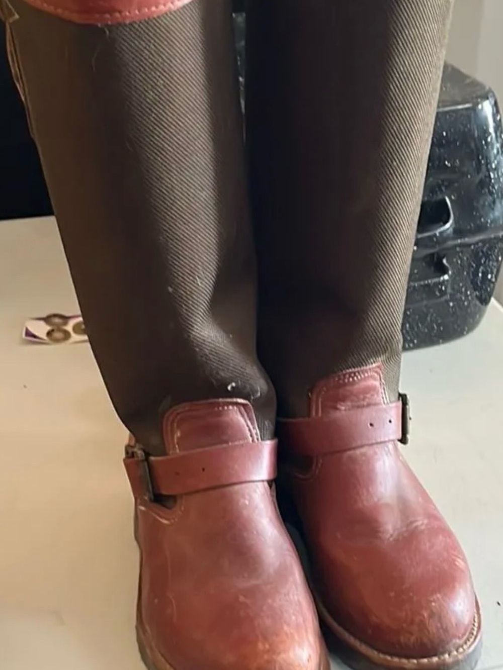Women’s Two-Tone Chippewa Snake boots